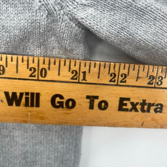 Refectory Sweater Men’s Large Gray Cotton Shawl Collar Heritage Academia Classic - Picture 6 of 8